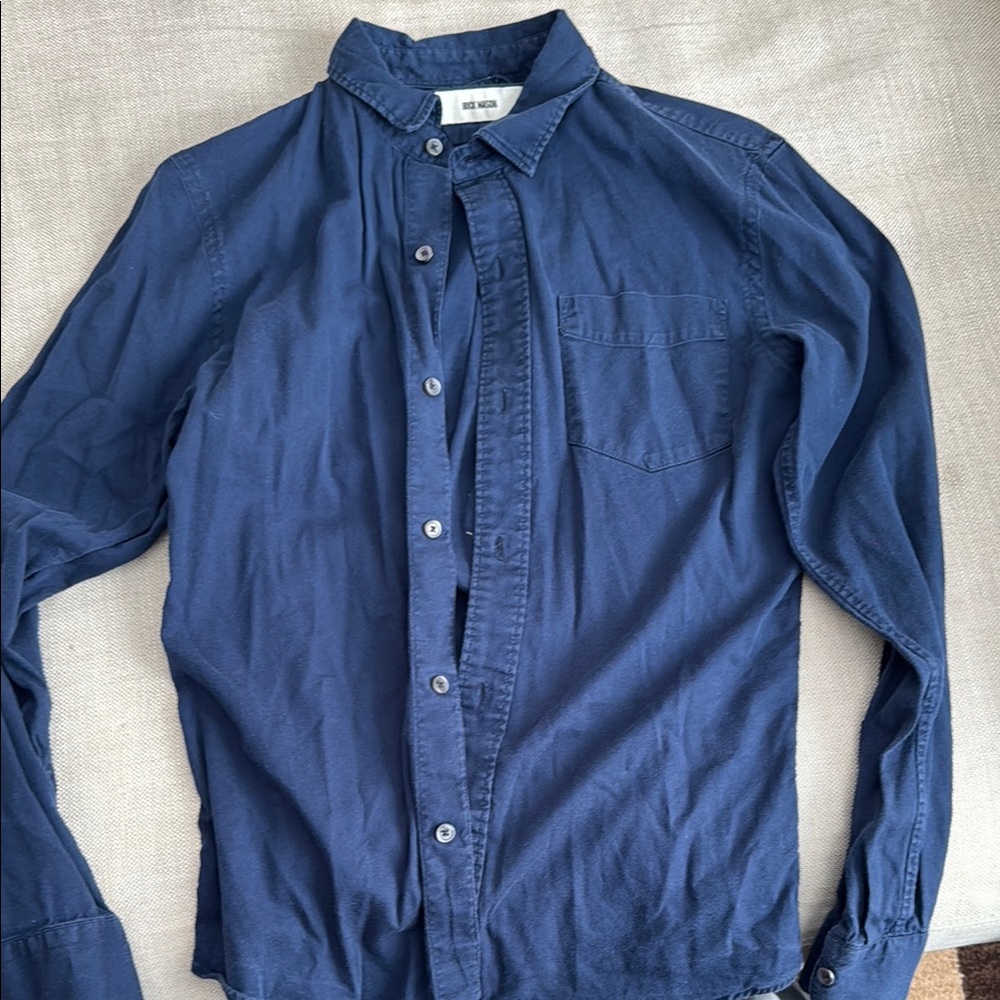 Men's Buck Mason Blue Shirt